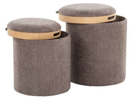 Tray - Contemporary Nesting Ottoman Set