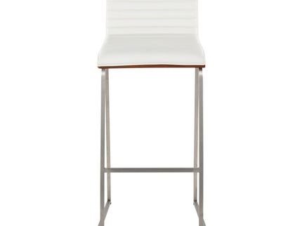 Mason Mara - Contemporary Fixed Height Barstool (Set of 2)