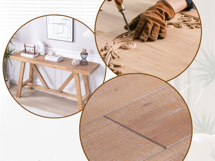 A-Frame Console Table - Natural