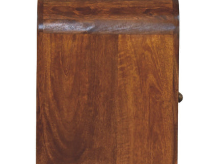 Darcy - Nightstand With Drawer And Open Shelf - Brown