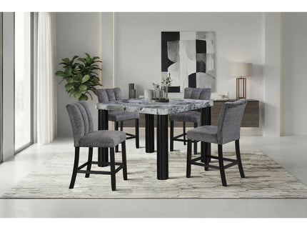 Square Frame Dining Table - Gray