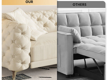 3-In-1 Convertible Sleeper Sofa