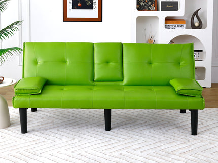 Sofa Bed With Foldable Design And Cup Holder