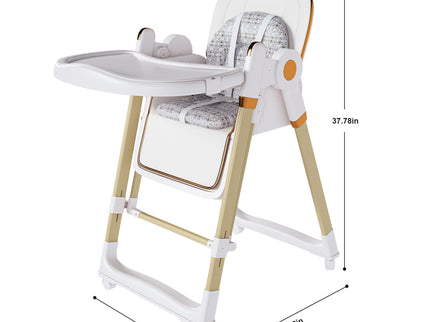 Convertible Baby High Chair To Rocker With 5 Point Harness