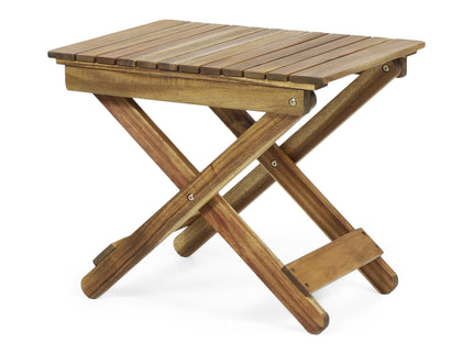 Outdoor Folding Wooden Side Table