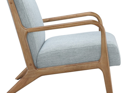 Mid-Century Style Lounge Chair With Upholstered Seat