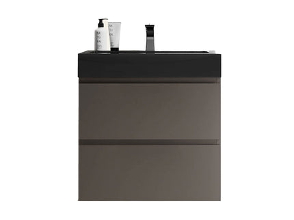 Alice - Bathroom Vanity With Sink, Large Storage Wall Mounted Floating Bathroom Vanity For Modern Bathroom, One-Piece Sink Basin Without Drain And Faucet