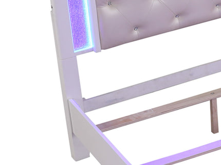 Opium - King Size Tufted Bed - White