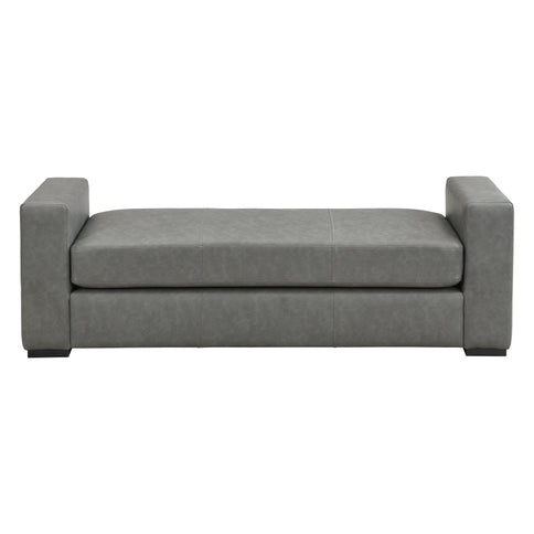 Ottoman With Unique Armrest Design For Living Spaces