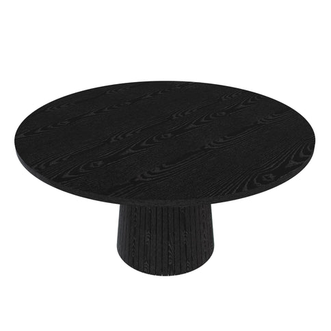 Round Dining Table With Strip Base