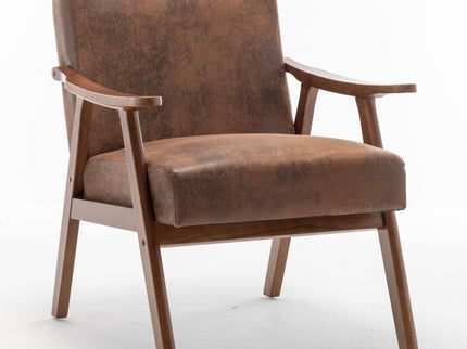 Accent Chair, Classic Mid Century Modern For Extra Seating