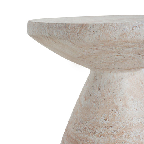 Outdoor / Indoor Lightweight Concrete Side Table
