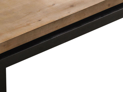 Coffee Table Rectangular Center Table For Living Room - Black / Natural / Multi / Natural Multi / Natural Wood / Natural Wood Wash