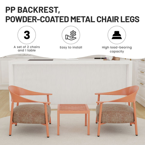 Furniture Set With Seat Cushions, Sturdy And Durable