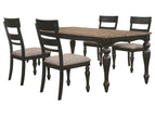 Dark Brown / 5 Pc. Table, 4 Chairs