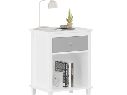 Nightstand With 1 Drawer 1 Shelf