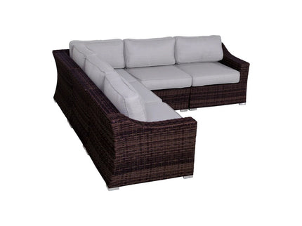 Outdoor Wicker Sofa Seating Group With Cushions