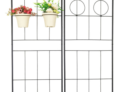 Metal Garden Trellis Rustproof Trellis For Climbing Plant, Outdoor Flower Support