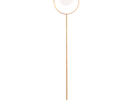 Moon - Contemporary Floor Lamp - Gold / Frosted