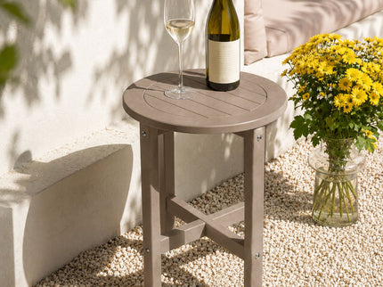 Round Outdoor Side Table