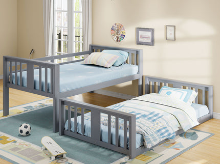 Solid Construction Bunk Bed & Ladder