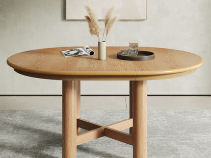 Extendable Oval Dining Table With Leaf