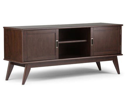 Draper - Handcrafted Mid Century Low TV Media Stand
