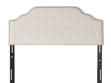 Charismatic - Size Headboard With Button Tufting And Nailhead Trim