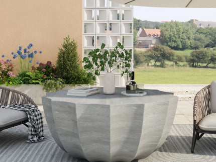 Modern Round Coffee Table For Indoor / Outdoor