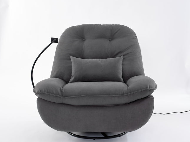 Power Recliner Swivel Glider USB Charger With tooth Music Player, Sleep, Working, Game And Leisure