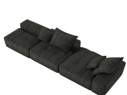 Modern Oversized Diy Combination Modular Sectional Sofa With Pillows
