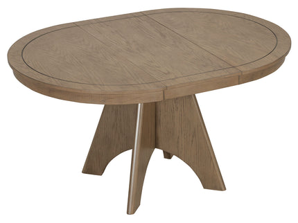 Extendable Dining Table With Sturdy Crossed Legs