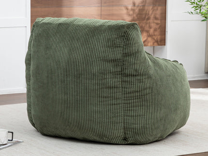 Comfy Bean Bag Chair With Filler, Fluffy And Cozy Seating