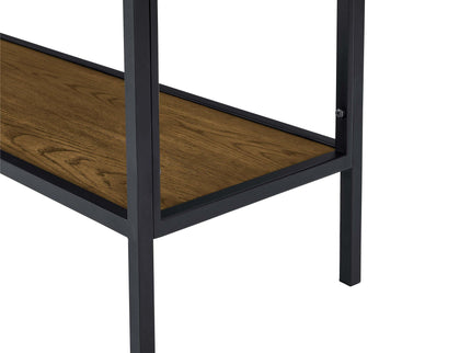 Geometric Bookcase / Display Rack - Black / Brown