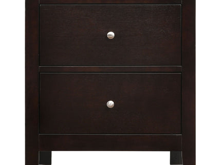 Garrett - 2 Drawer Nightstand - Cappuccino