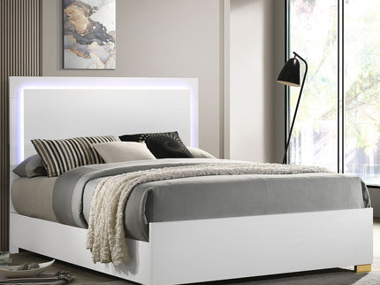 Jeremiah - LED Panel Bed With Touch Controlled Lighting