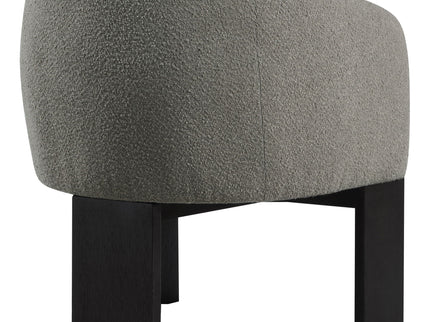 Maciel - Upholstered Barrel Back Accent Chair - Mushroom