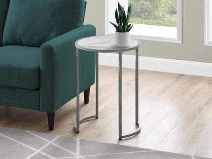 Round Accent Side Table, Contemporary & Modern