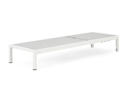 Outdoor Patio Chaise Lounge With 5 Reclining Positions