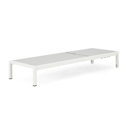 Outdoor Patio Chaise Lounge With 5 Reclining Positions