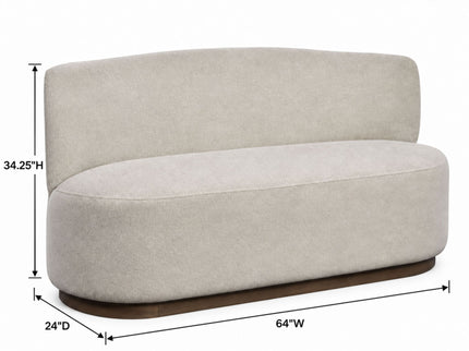 Cocoa - Banquette - Ivory