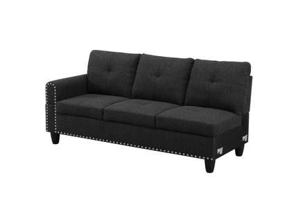 L - Shaped Sectional Sofa With Movable Left Chaise