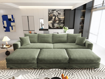 Modern Comfy Upholstered Sofa Cloud Couch & Deep Seat Couches