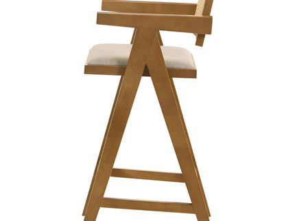 Remy - Bar Chair (Set of 2) With Upholstery - Walnut