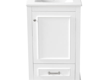20" Bathroom Vanity With Sink, 1 Drawer, Freestanding Single Set
