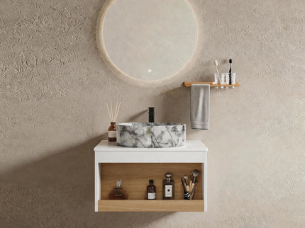 Floating Bathroom Vanity With Vessel Sink