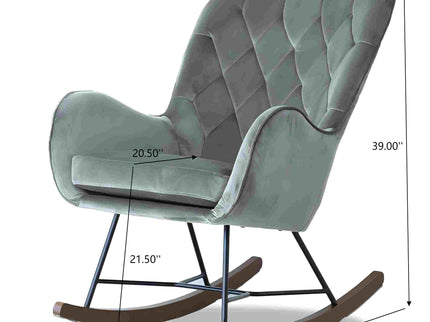 Hannah - Rocking Chair - Gray