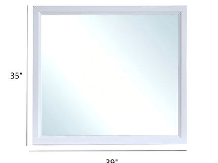 Glasgow - Mirror With Minimalist Design And Low Distortion Glass
