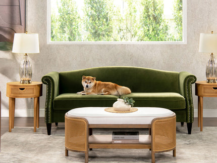 Elaine - Camel Back Small Space Sofa