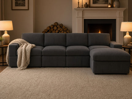 Modular Sectional Sofa, Reversible Set